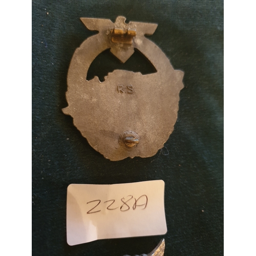 228A - Nazi kriegsmarine S Boat badge
-------------------------------------------------------
Please note a... 