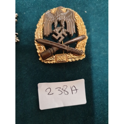 238A - WW2 German Nazi 100 class General Assault badge