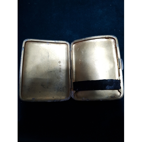 212 - 1896 Silver hallmarked cigarette case