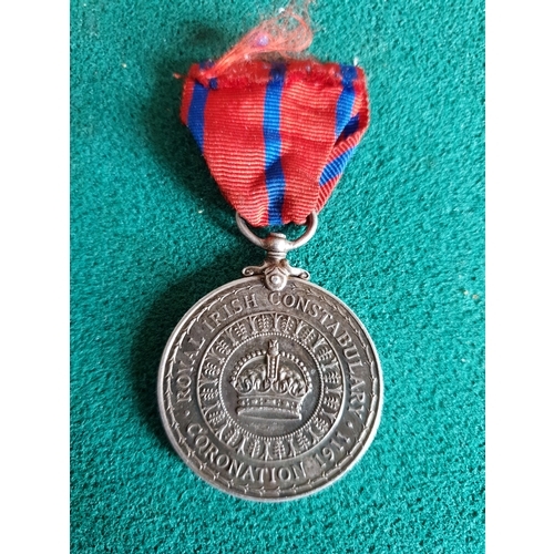 206A - Royal Irish Constabulary Coronation Medal 1911. 572 issued