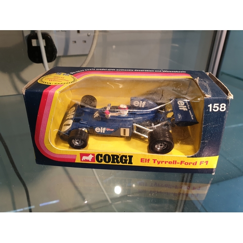 Vintage 1974 Corgi Toys No.158 Elf Tyrrell-Ford Formula 1 Racing