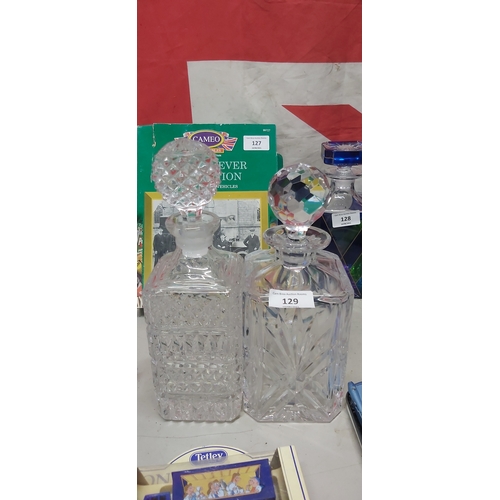 129 - crystal decanter