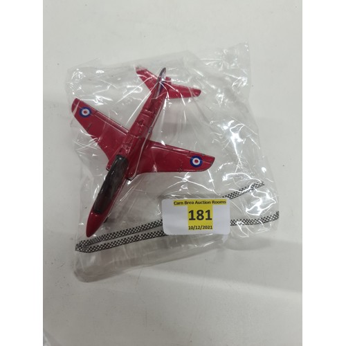 181 - Matchbox Red Arrow Plane