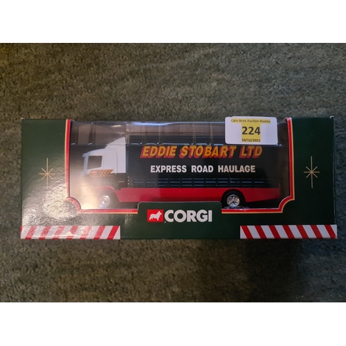 224 - Corgi 1/64 59508 Eddie Stobart Scania Short Wheelbase Lorry Diecast Truck