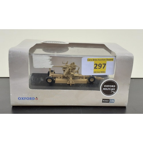 254 - Boxed Oxford Diecast Bofors 40mm Gun