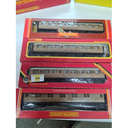 308 - boxed Hornby Coaches