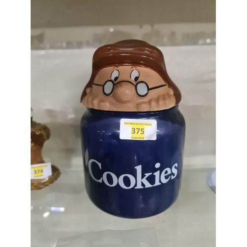 375 - Vintage Wade Tetley Tea Folk Collectable Cookie Jar