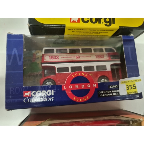 355 - CORGI LONDON SCENE 1:64 AEC ROUTEMASTER OPEN TOP BUS