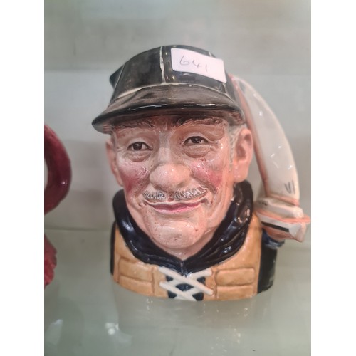 641 - Royal Doulton - Yachtsman D6622 - 1970 Large Toby Jug - Vintage