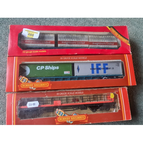 488 - 3 x Hornby freight