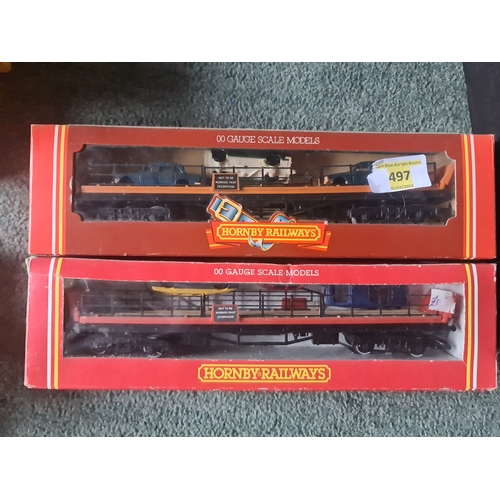 497 - 2 x Hornby car transporters