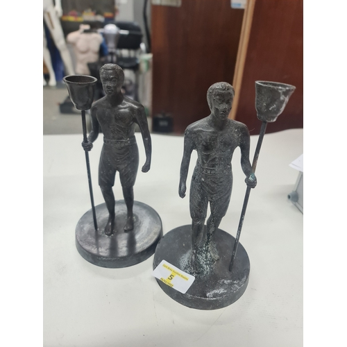 7 - Candle holder figures