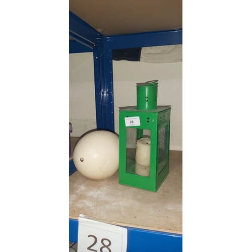 28 - ostrich egg and lantern