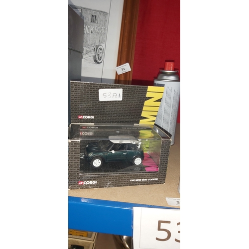 53A - Boxed Corgi Mini Cooper