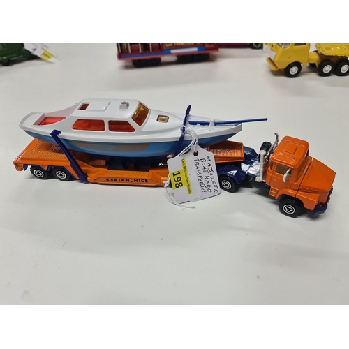 198 - Majorette Lorry with yacht