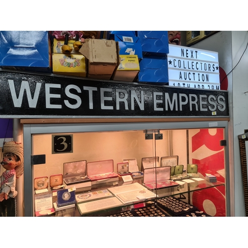 113 - Reproduction diesel loco name plate western empress