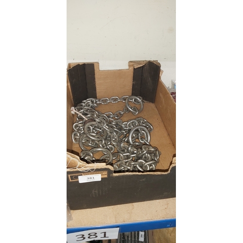 381 - 7 1/2 feet heavy stainless steel chain