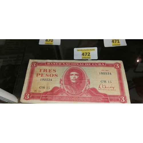 472 - Banknotes of Cuba