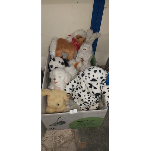 12 - box cuddly toys