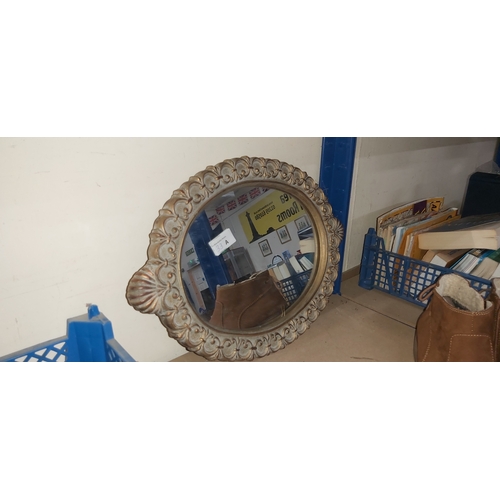 33a - gold surround mirror