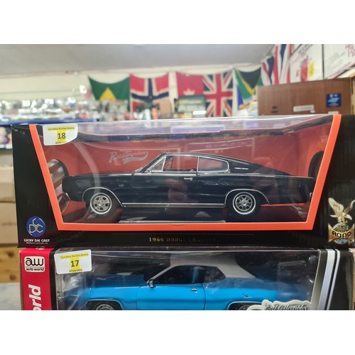18 - lucky die cast 1:18 1966 dodge charger
