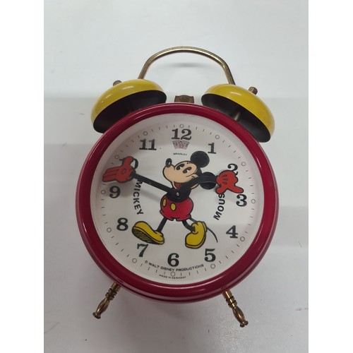 34 - Vintage Micky Mouse Alarm clock gwo