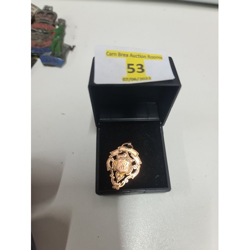 53 - 9ct Gold Fob 4.1g
