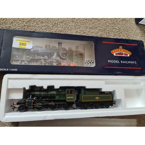 280 - BACHMANN LMS IVATT 2MT CLASS 2-6-0 LOCO No 46520 in BR Green Livery OO Gauge