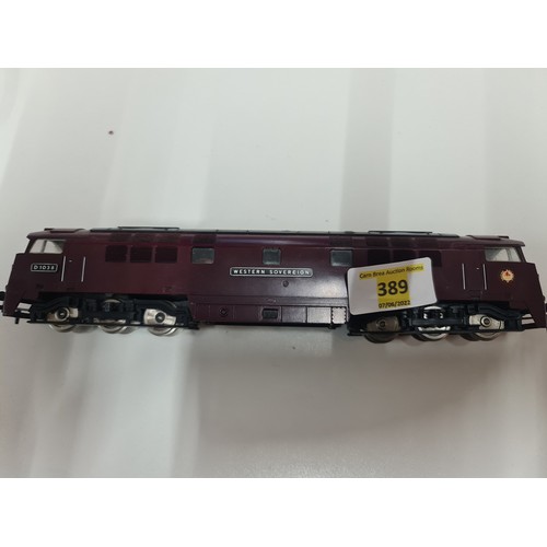 389 - Lilliput Trix Railways OO Gauge Diesel Locomotive Western Viscount Unboxed