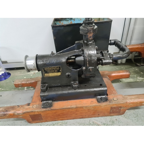 20a - Supreme Static 2 stroke petrol pump engine with water pump in show condition. only couple known to e... 