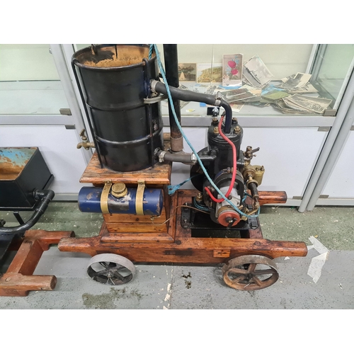 20a - Supreme Static 2 stroke petrol pump engine with water pump in show condition. only couple known to e... 