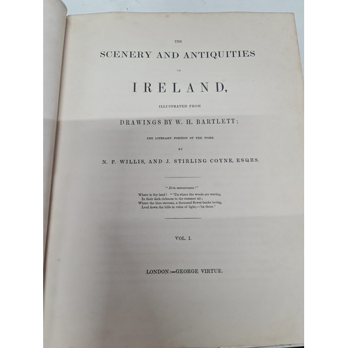 18A - The Scenery and Antiquities of Ireland - Illustrated Edition Vol 1 & 2 Webb & Hunt Liverpool