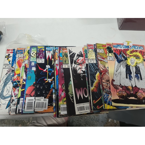 18 - 1990s Marvel Wolverine comics x 37