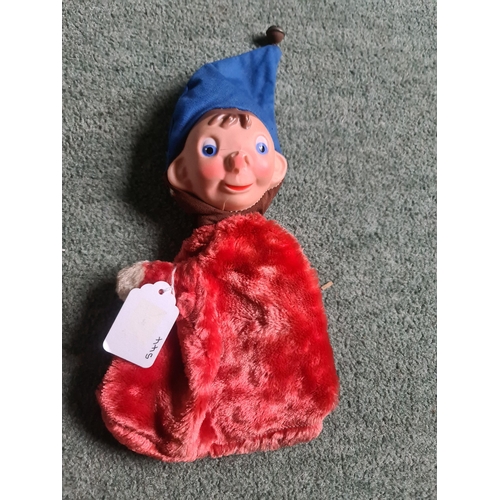 22 - CHAD VALLEY vintage NODDY HAND PUPPET - circa 1950S in very good condition