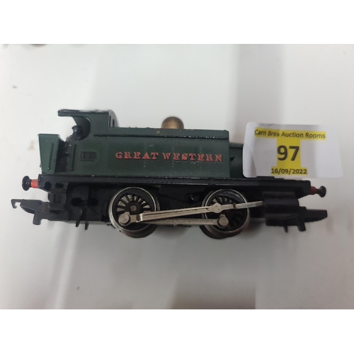 97 - OO Gauge HORNBY GREAT WESTERN 0-4-0 TANK LOCOMOTIVE 101