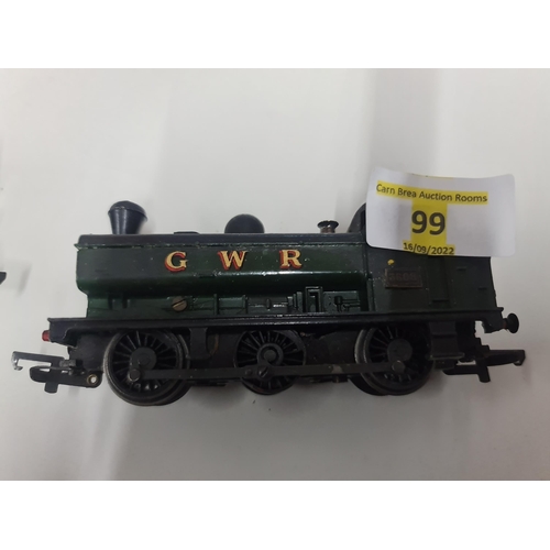 99 - Hornby 00 Gauge GWR 57XX Class 0-6-0T Pannier Steam Tank Loco 8751- GWR Green