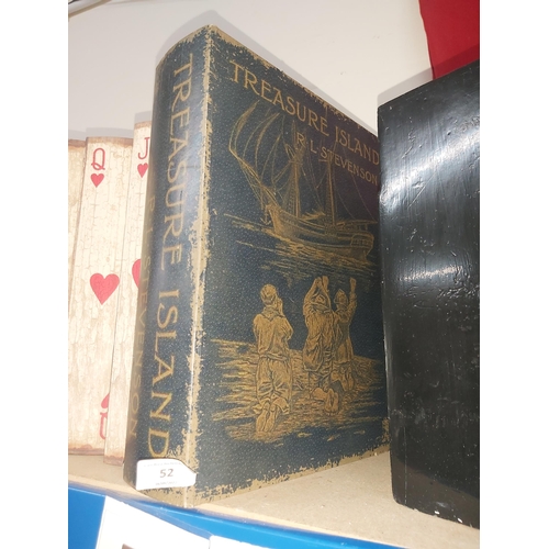 52 - Large storage box in shape of old book
TREASURE ISLAND