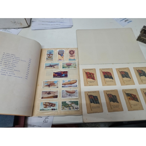 27 - Kensitas silk flowers Album & and airplane cigarette cards