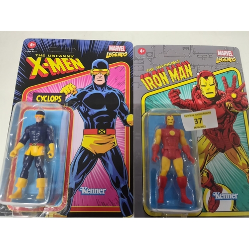 37 - Kenner Marvel sealed figures