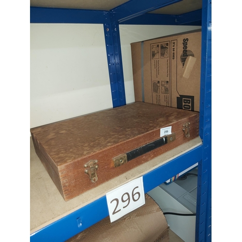 296 - wooden case