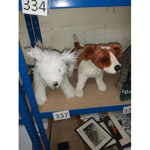 337 - 2 x dog shop displays