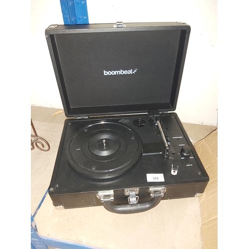 388 - boombeat cased record player