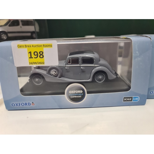 198 - Oxford Diecast 1/43 JSS002 Jaguar SS 2.5 Saloon