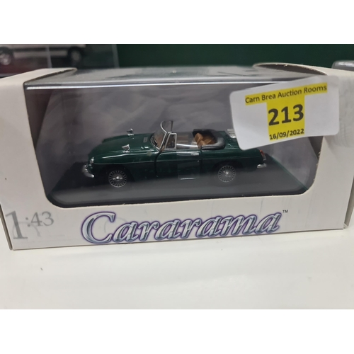 213 - Cararama 1/43 Scale MGB Convertible Diecast