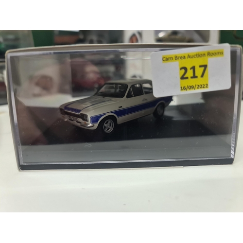 217 - 1:43 Trofeu Ford Escort RS2000 White Diecast