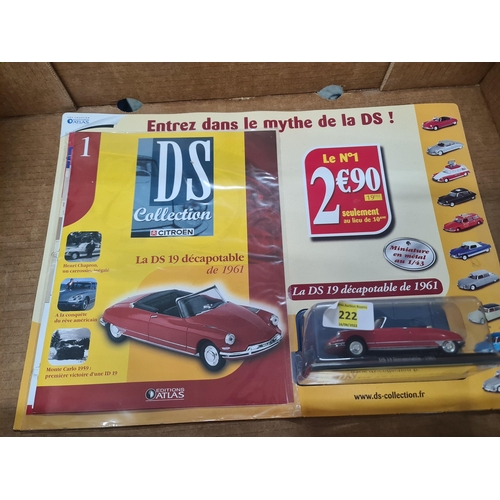 222 - Citroen ds 19 decapotable 1961 (1/43) uh-Atlas first issue