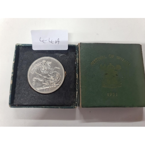 44A - 1951 George VI Festival of Britain Crown Coin Presentation Box