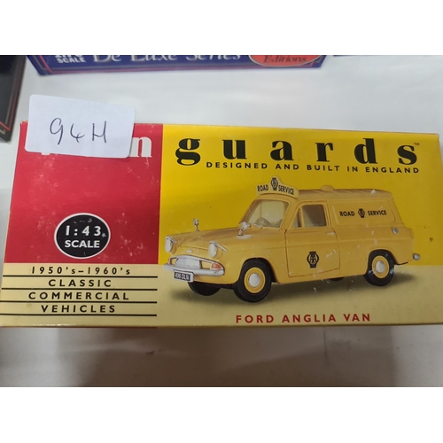 94h - Vanguards VA4001 Ford Anglia Van AA Road Service 1:43 Scale