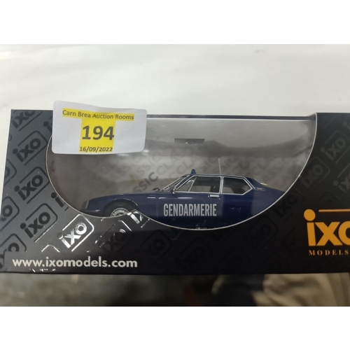 194 - ixo 1:43 gendarmerie