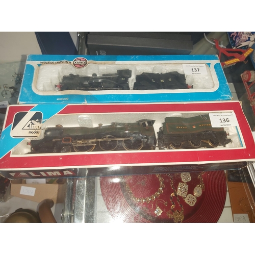 136 - Boxed Lima OO Gauge Great Western Steam Loco and Tender